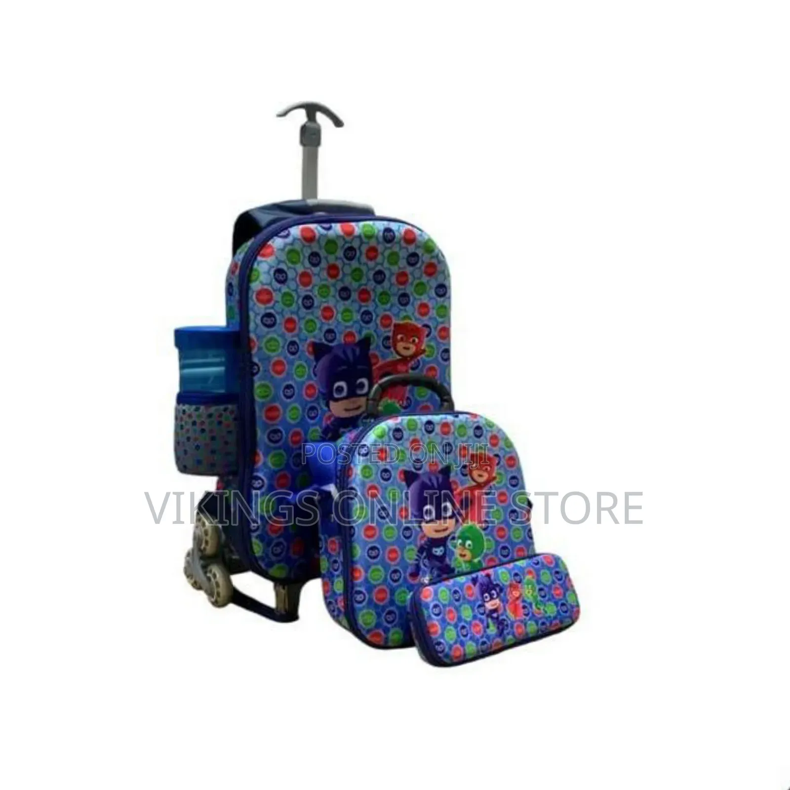 3-in-1 Children's Rolling School Bag Set