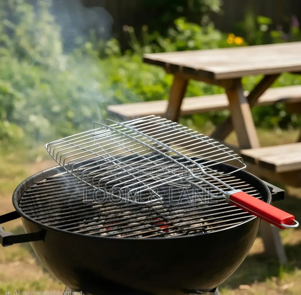 Stainless Steel Triple Fish Grilling Basket