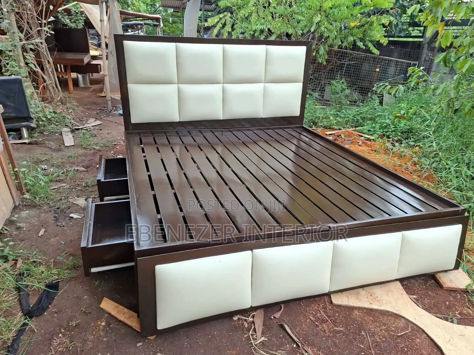 Brown Wooden Beds