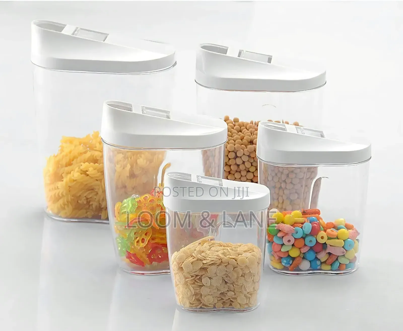 5pcs Airtight Plastic Containers