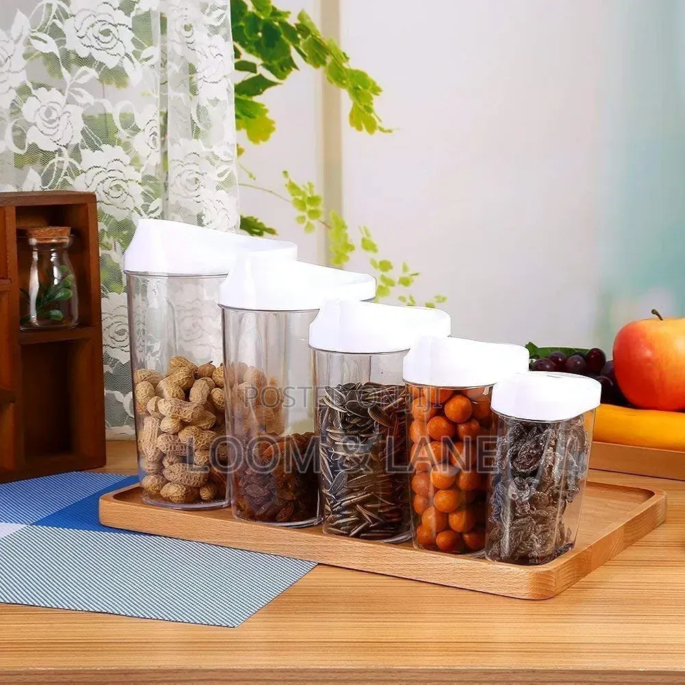 5pcs Airtight Plastic Containers