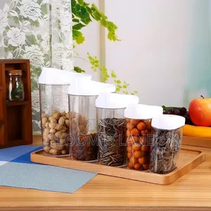 5pcs Airtight Plastic Containers