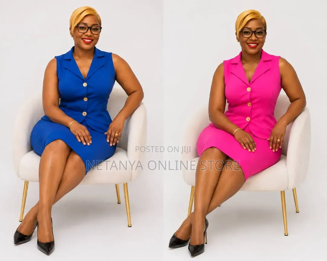 Armless Skirt Office Suit
