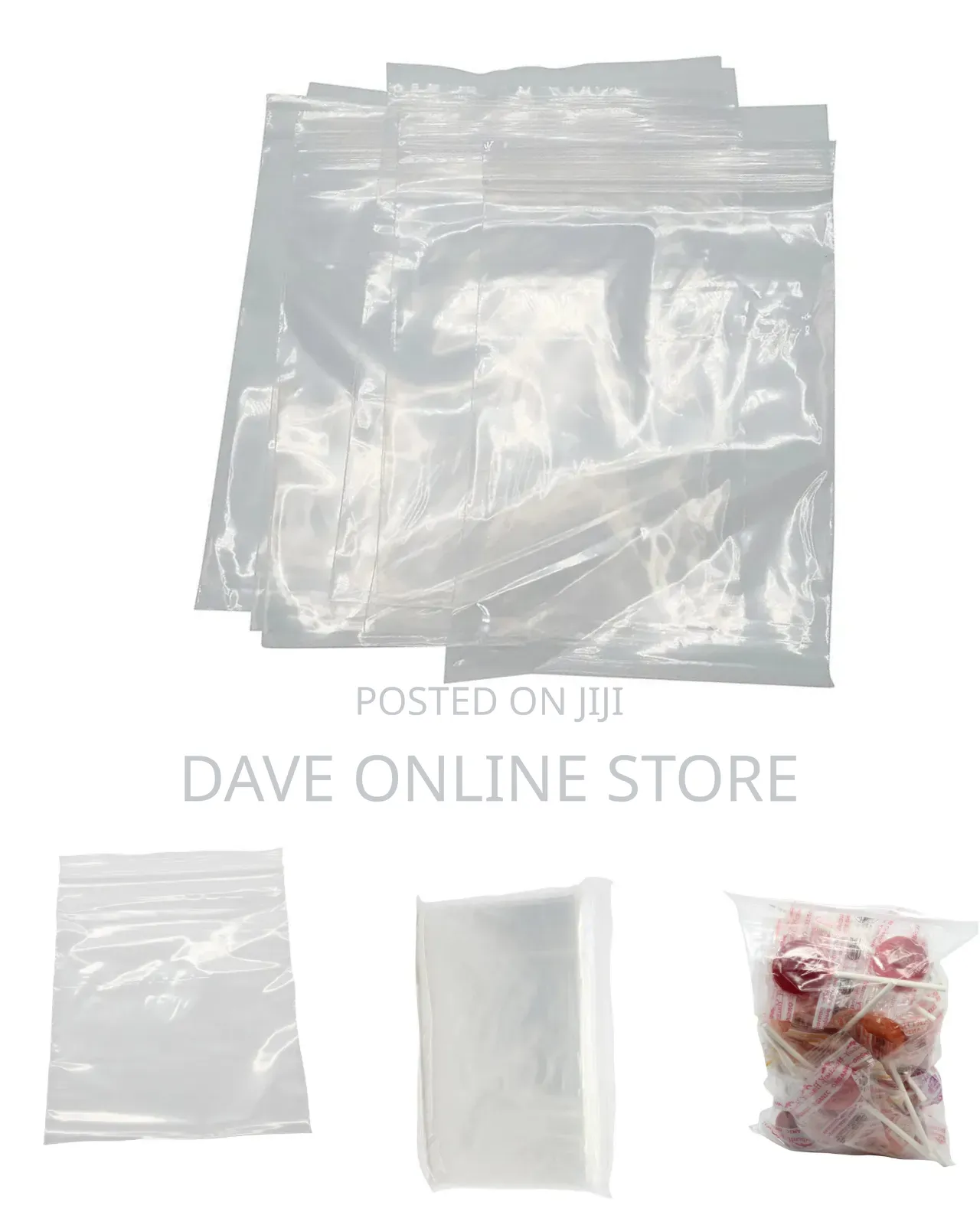 Reclosable Zip-Lock Plastic Bags