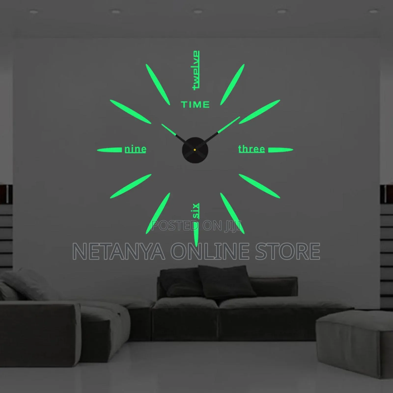 Glow in the Dark DIY Wall Clock
