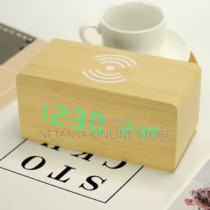 Wooden Digital Alarm Clock