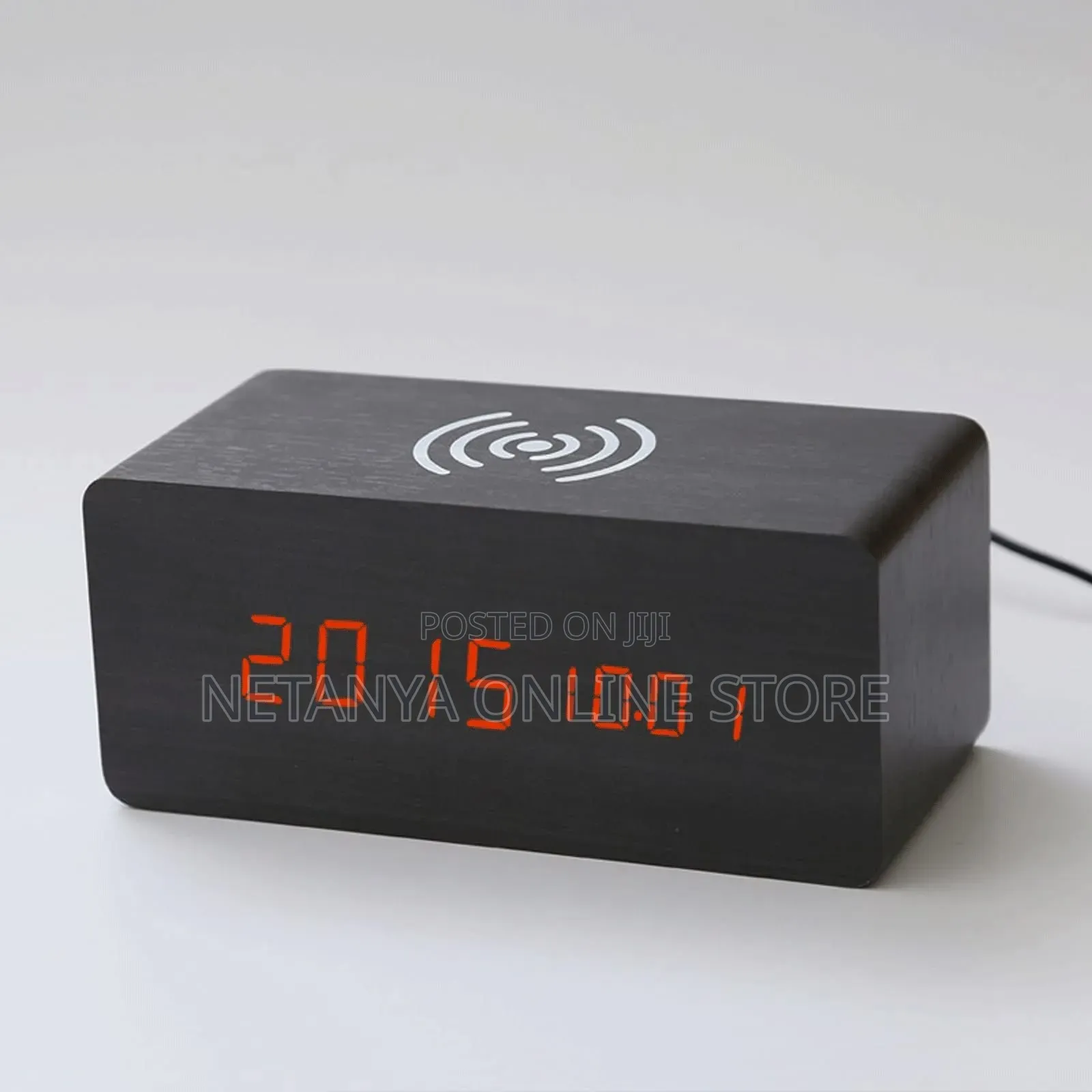 Wooden Digital Alarm Clock