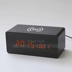 Wooden Digital Alarm Clock