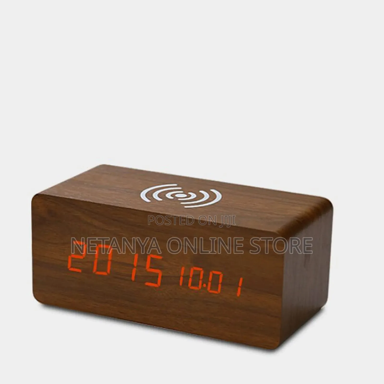 Wooden Digital Alarm Clock