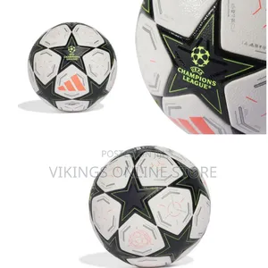UEFA Champions League Logo and Star Panel Detailing on an Adidas UCL