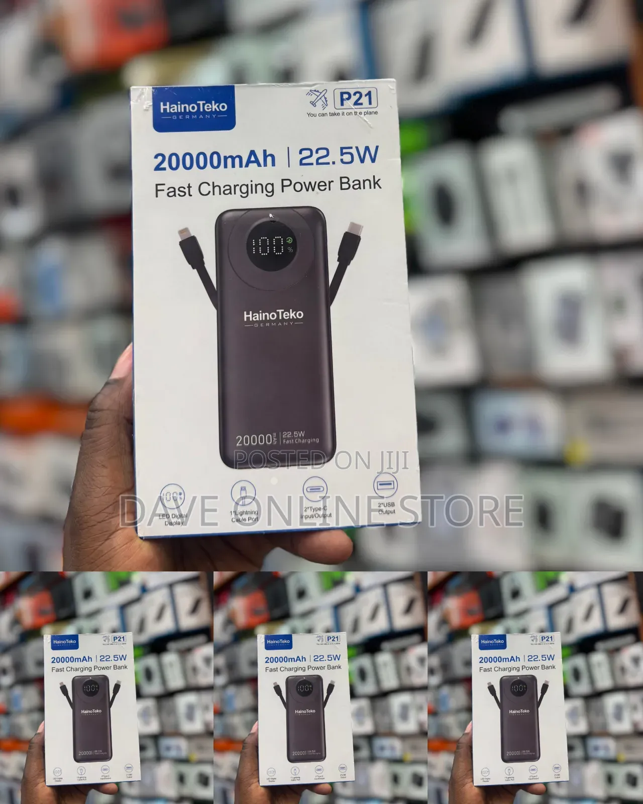 Haino Teko P21 20000mAh 22.5W Fast Charging Power Bank