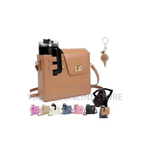 Crossbody Water Cup Holder Purse