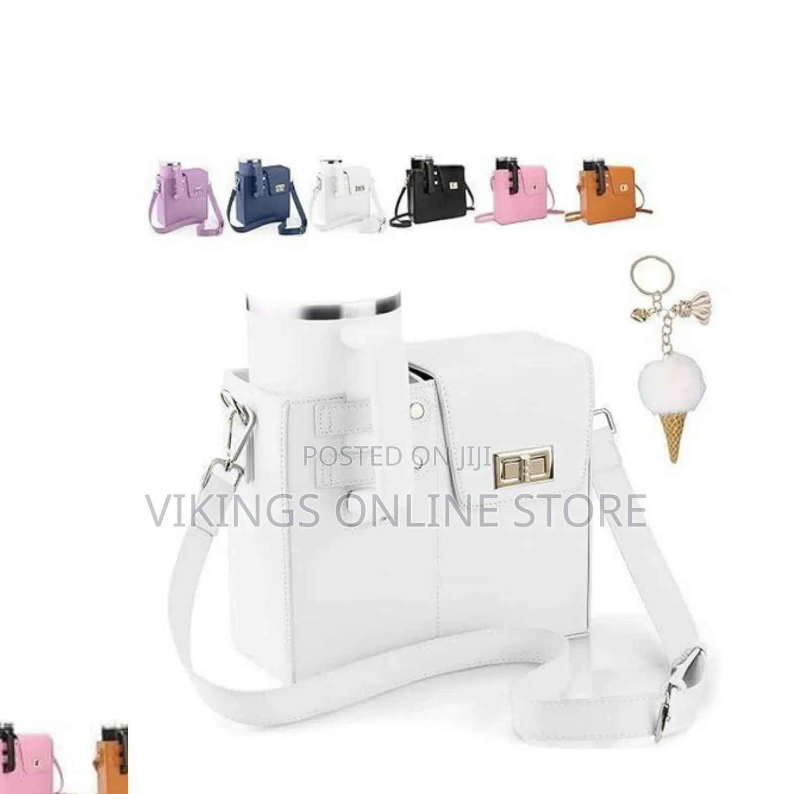 Crossbody Water Cup Holder Purse