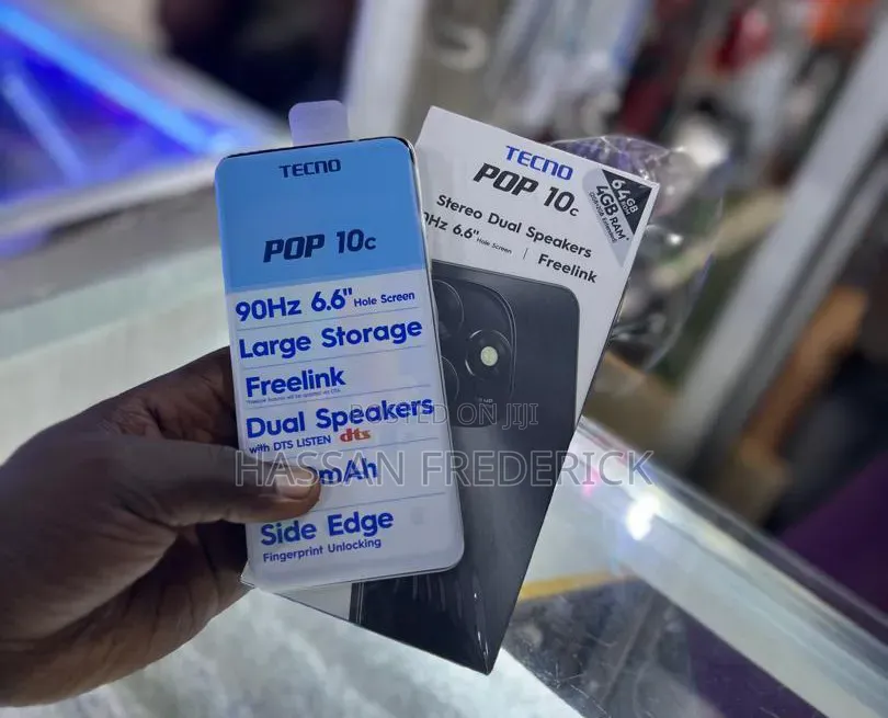 New Tecno Pop 10C 128 GB White