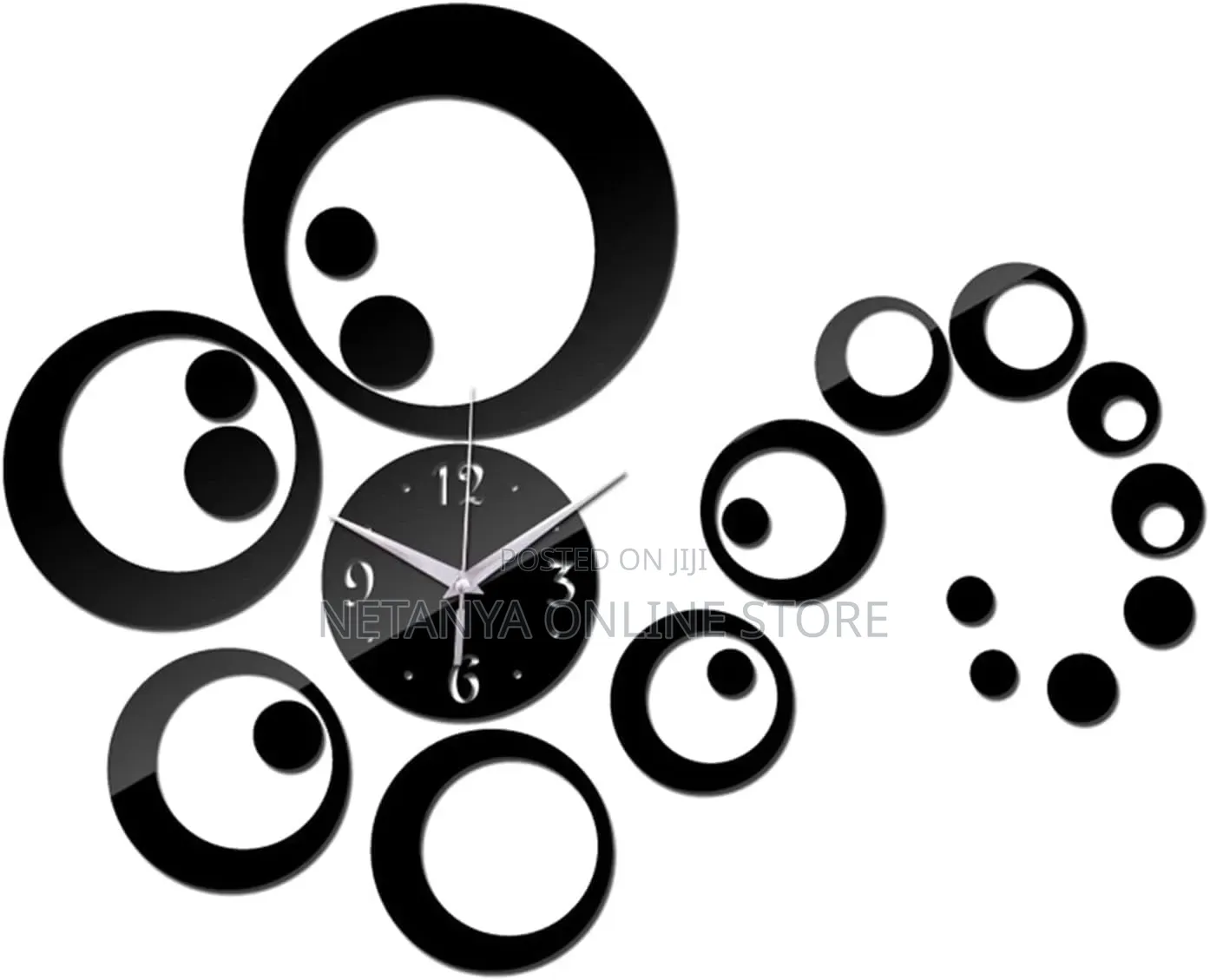 Acrylic Quartz Large Modern Wall Clock