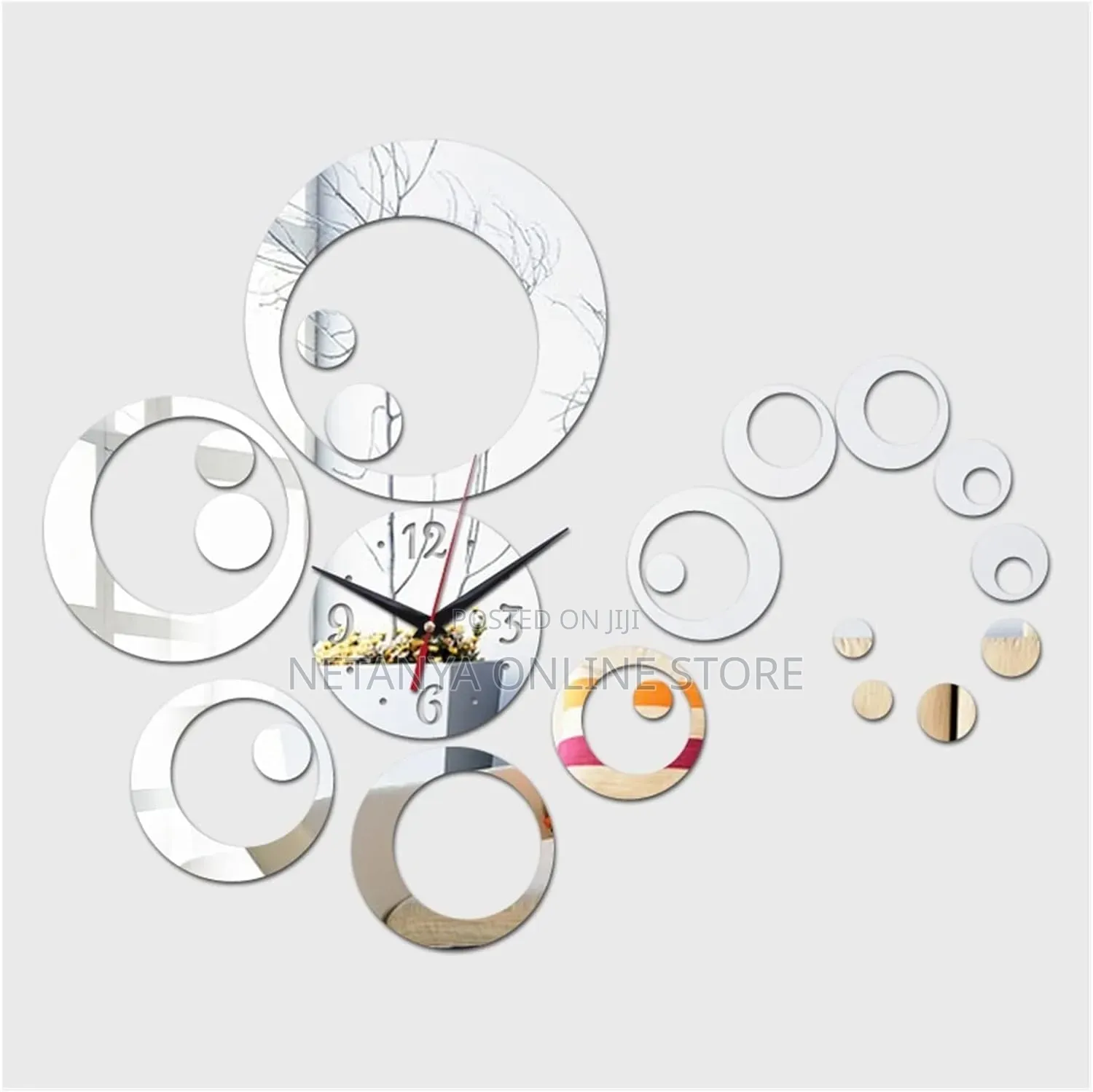 Acrylic Quartz Large Modern Wall Clock