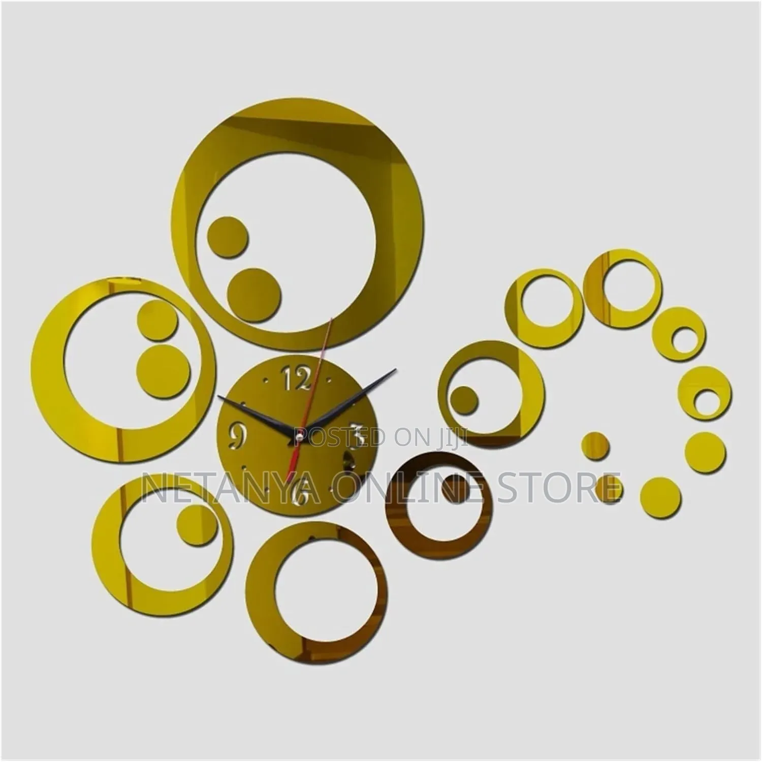 Acrylic Quartz Large Modern Wall Clock