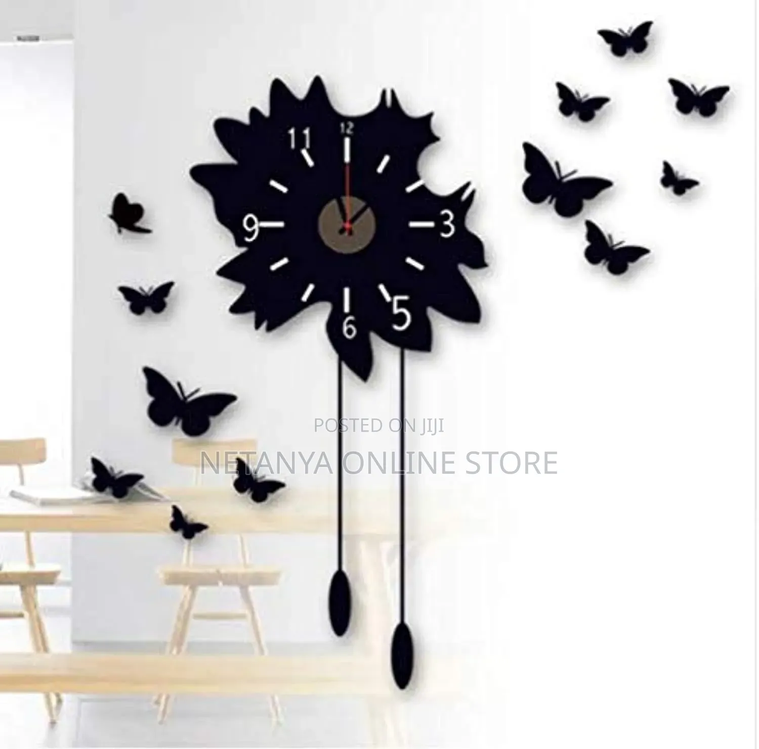 Butterfly 3D Wall Clock