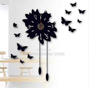 Butterfly 3D Wall Clock