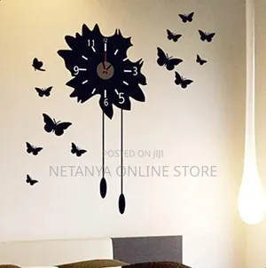 Butterfly 3D Wall Clock