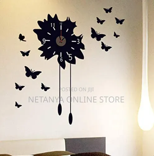 Butterfly 3D Wall Clock
