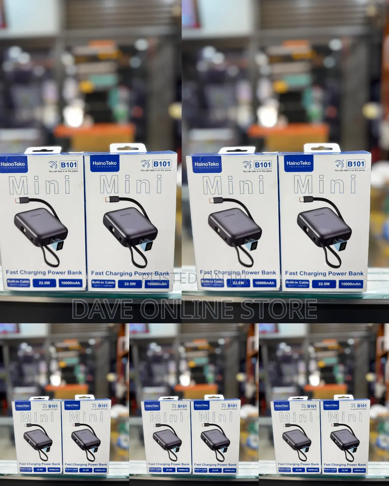 Haino Teko B101 Mini 10000mAh Fast Charging Power Bank.