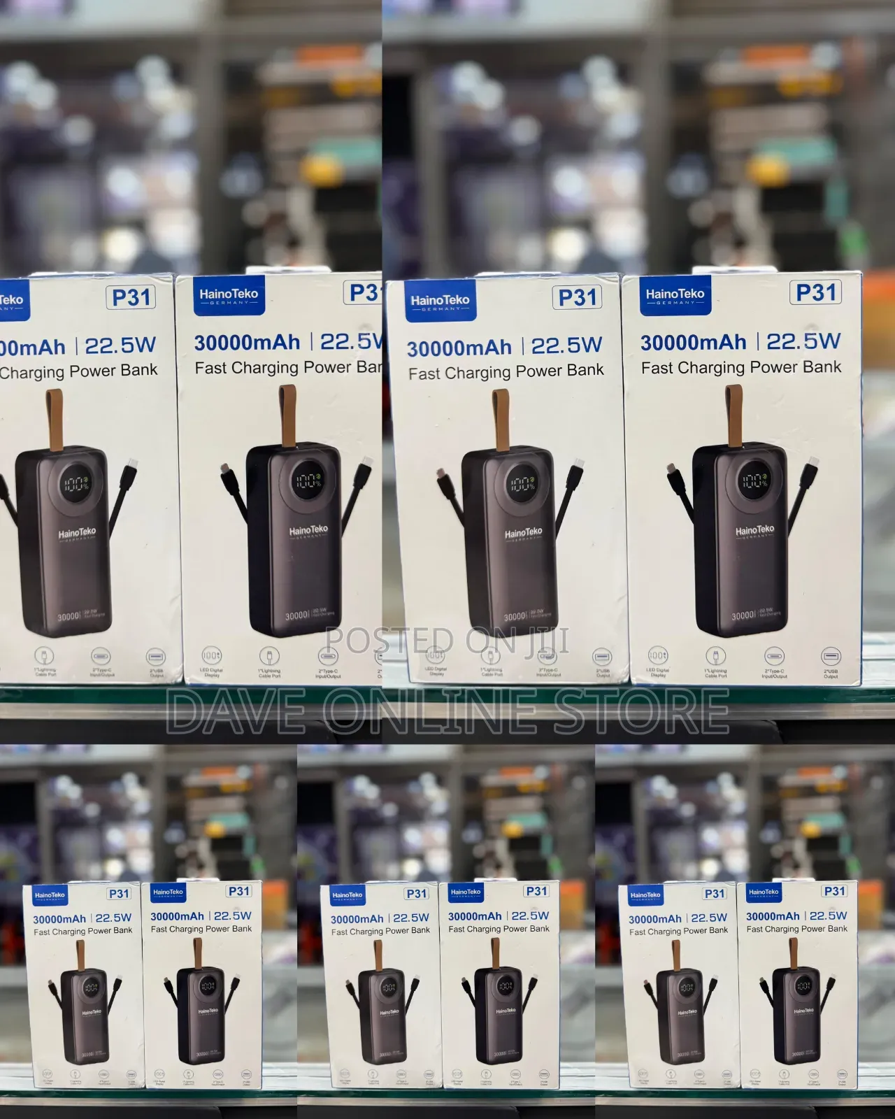 Haino Teko P31 30,000mAh 22.5W Fast Charging Power Bank