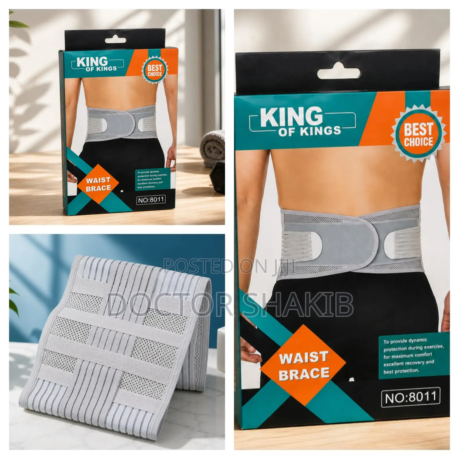 Adjustable Waist and Back Lumbar Support