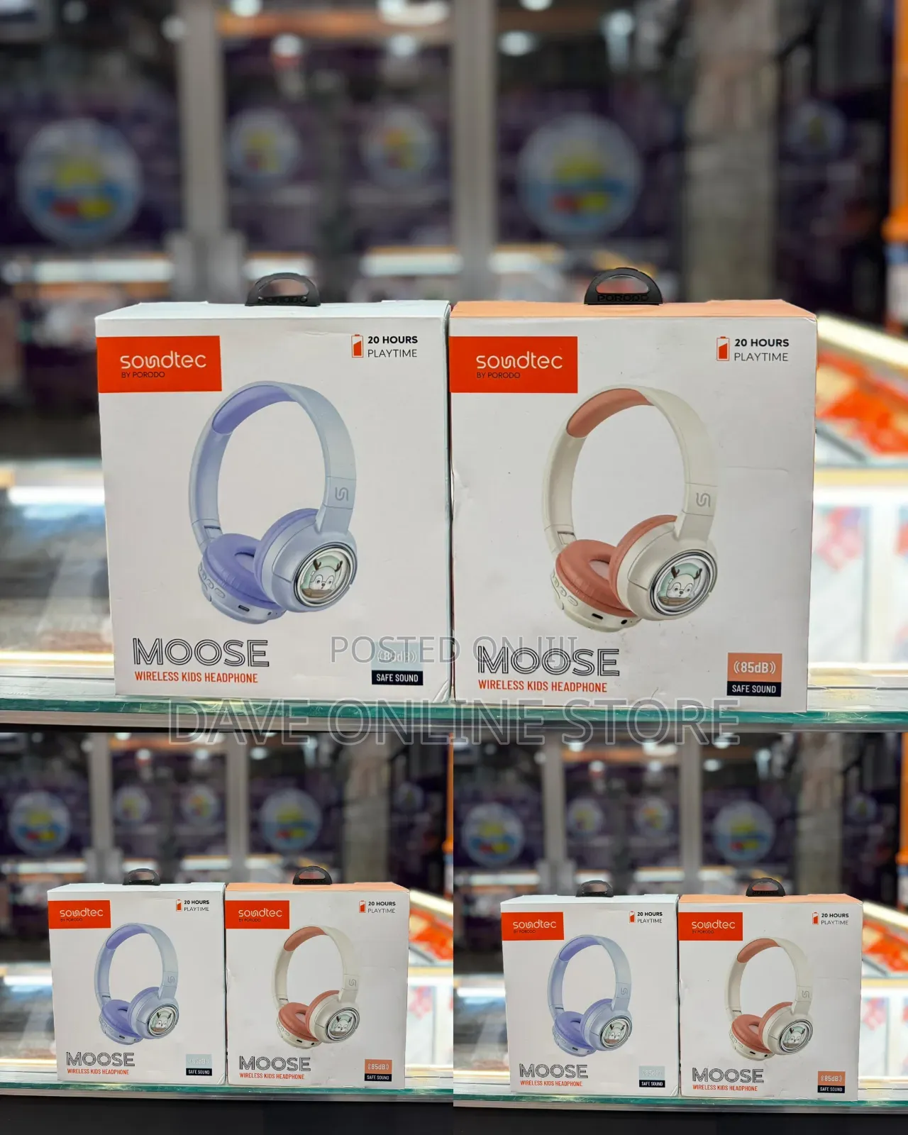 Porodo Soundtec Moose Wireless Kids Headphones