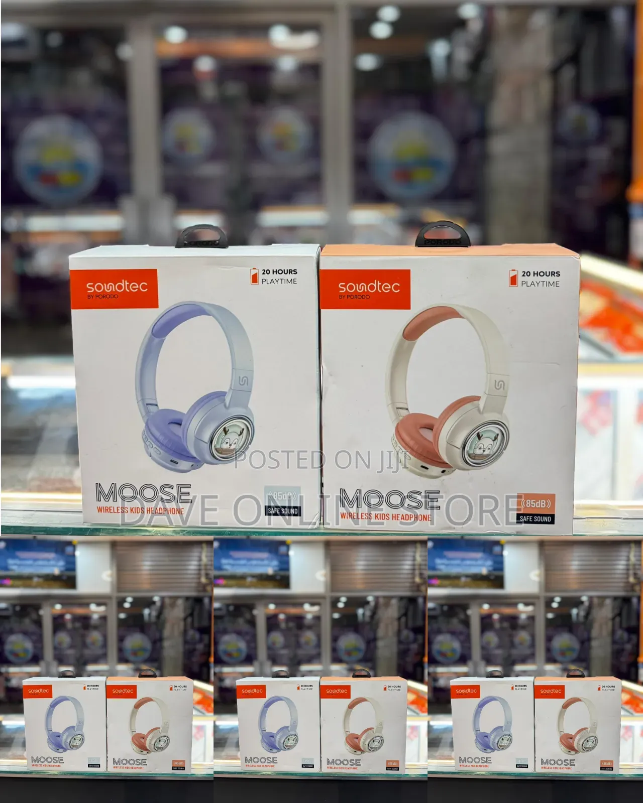 Porodo Soundtec Moose Wireless Kids Headphones