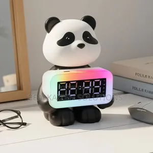 Panda RBG Bluetooth Speaker With Digital Clock & Alarm