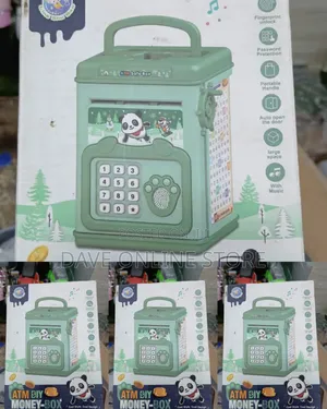Green Electronic Piggy Bank Toy