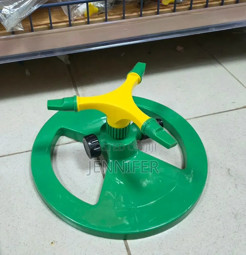 360-Degree Rotating 3-Arm Garden Lawn Sprinkler