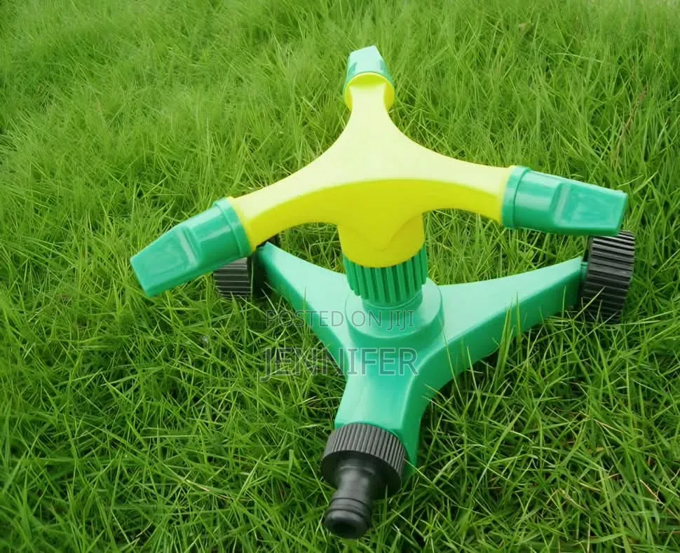 360-Degree Rotating 3-Arm Garden Lawn Sprinkler
