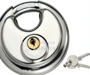Heavy Duty Disc Locks With Hardened Steel Shackle