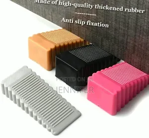 1Pcs Pink Silicone Door Stopper