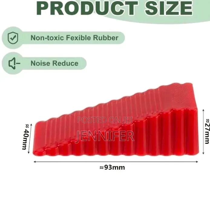 1Pcs Pink Silicone Door Stopper