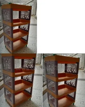 Multi-Tier Modular Plastic Storage Rack
