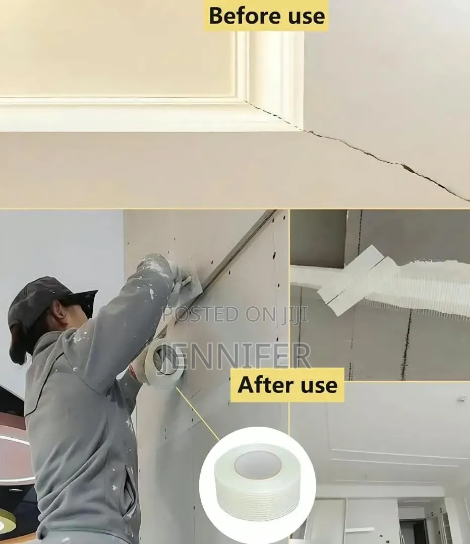 Self-Adhesive Joint Fiberglass Mesh Tape (50mm X 45 Meters)