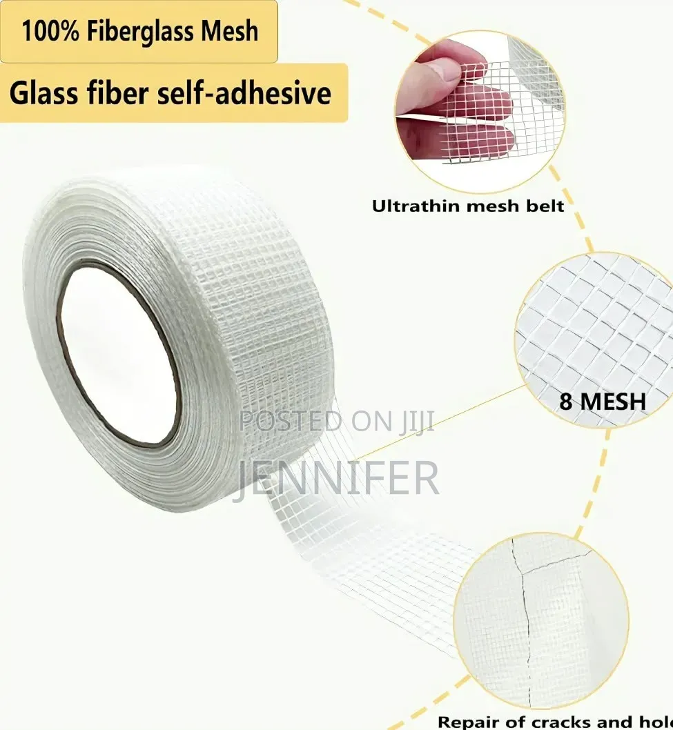 Self-Adhesive Joint Fiberglass Mesh Tape (50mm X 45 Meters)