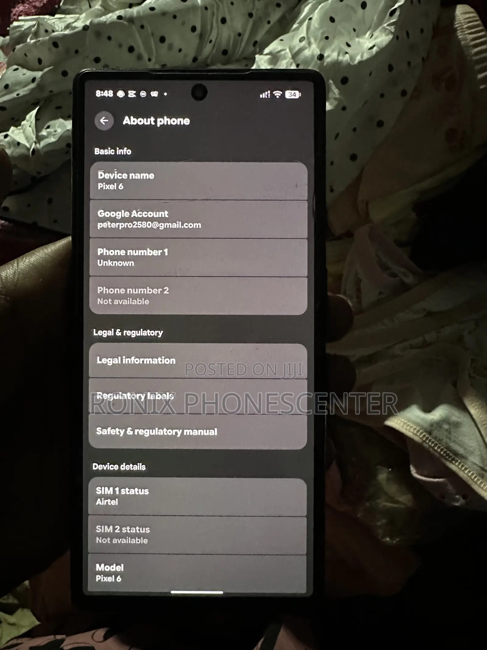 Google Pixel 6 128 GB Bronze