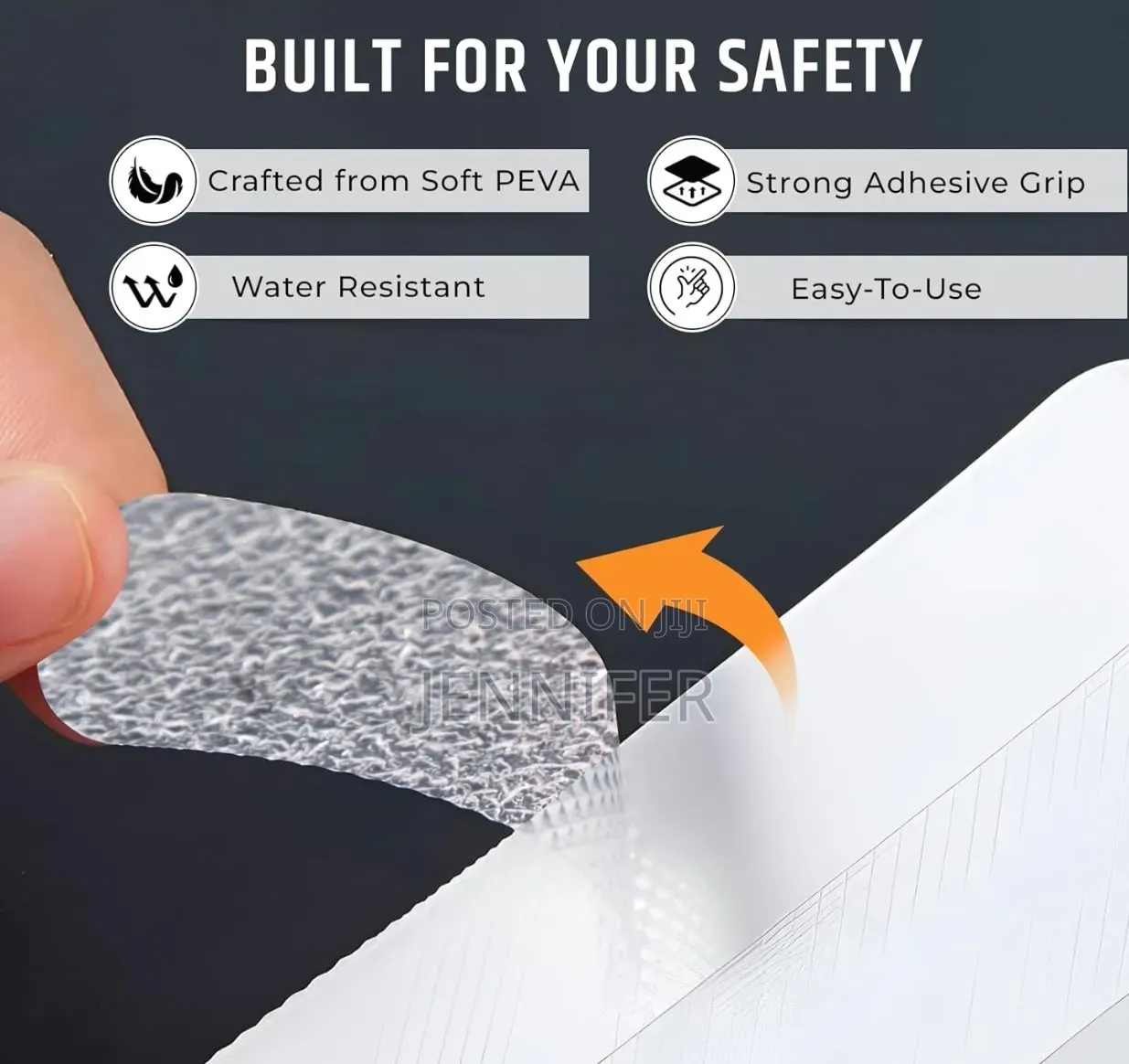 12pcs Robustt Anti-Slip Tape Patches for Bathroomes