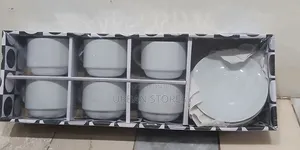 A Set of 6 Tea Cups and S 6 Saucers -Urban Stores