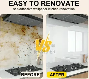 5pcs Marble Wallpaper PVC 3D  Self Adhesive Wall Sticker