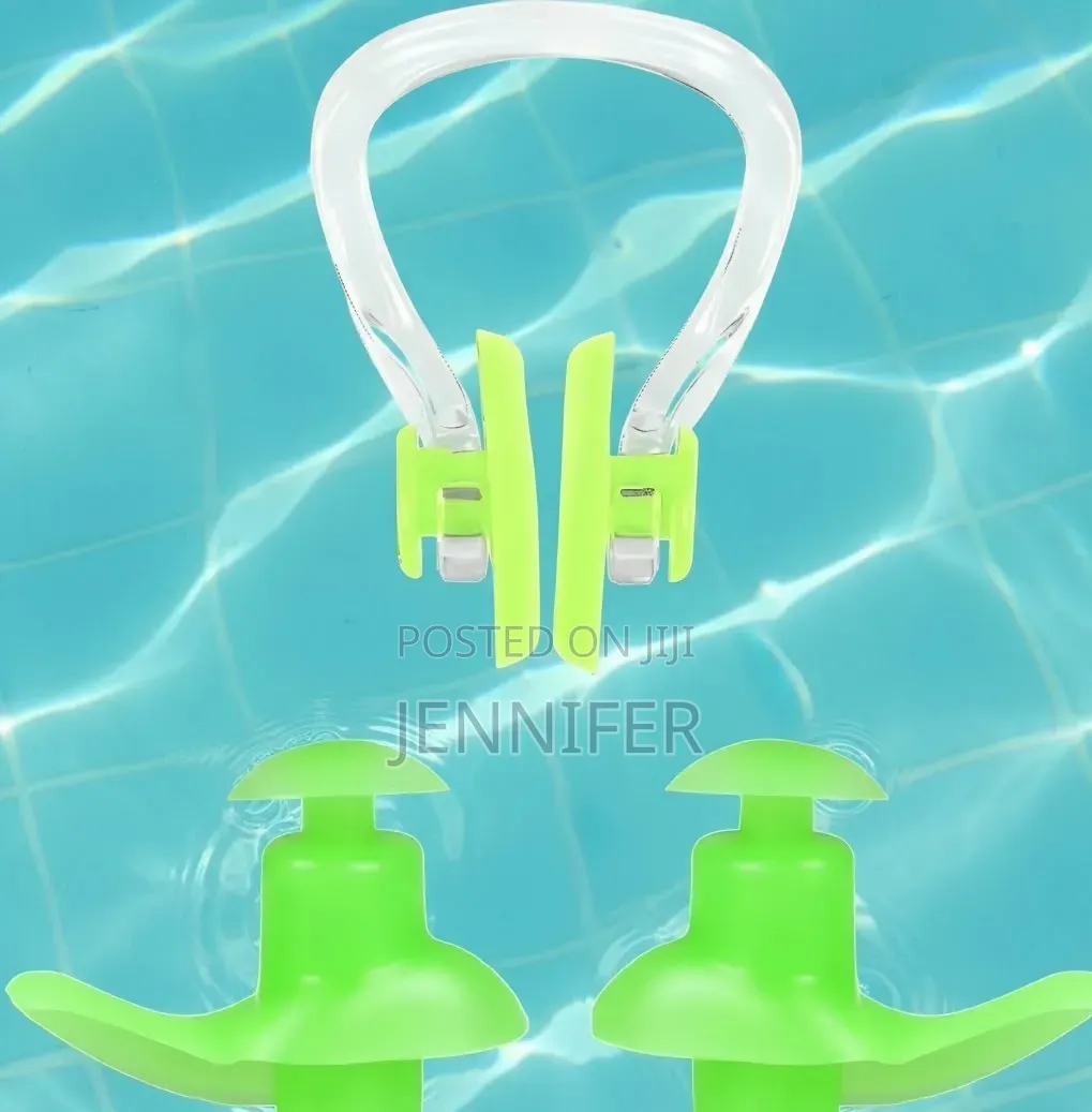 Reusable Swimming Ear Plugs With Nose Clip for Adults & Kids