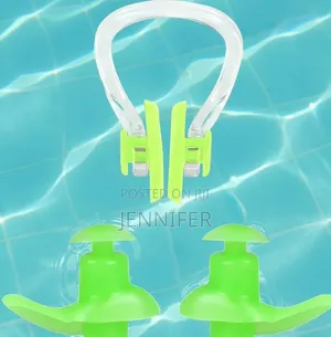 Reusable Swimming Ear Plugs With Nose Clip for Adults & Kids