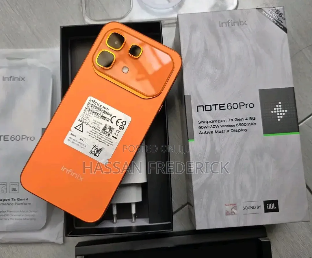 New Infinix Note 60 Pro 256 GB Orange