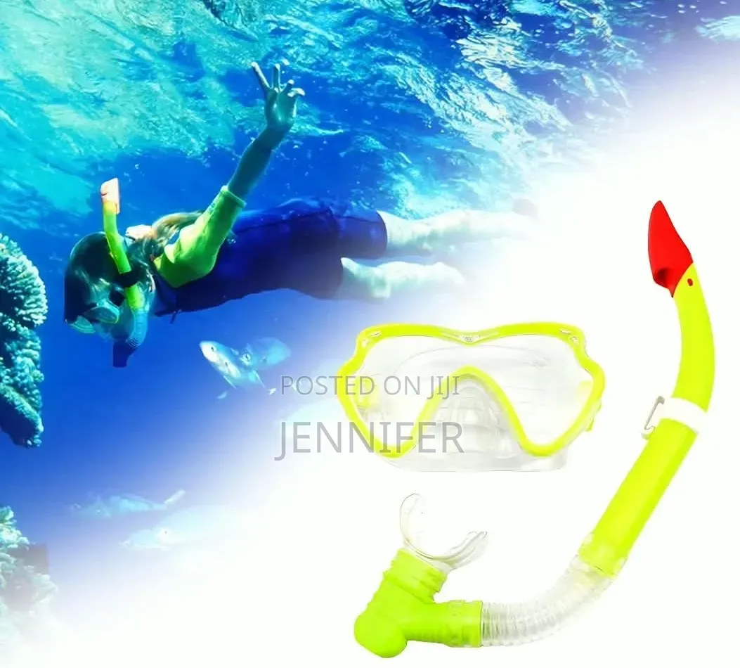 Anti-Fog Goggles With Breathing Pipe Snorkel Set