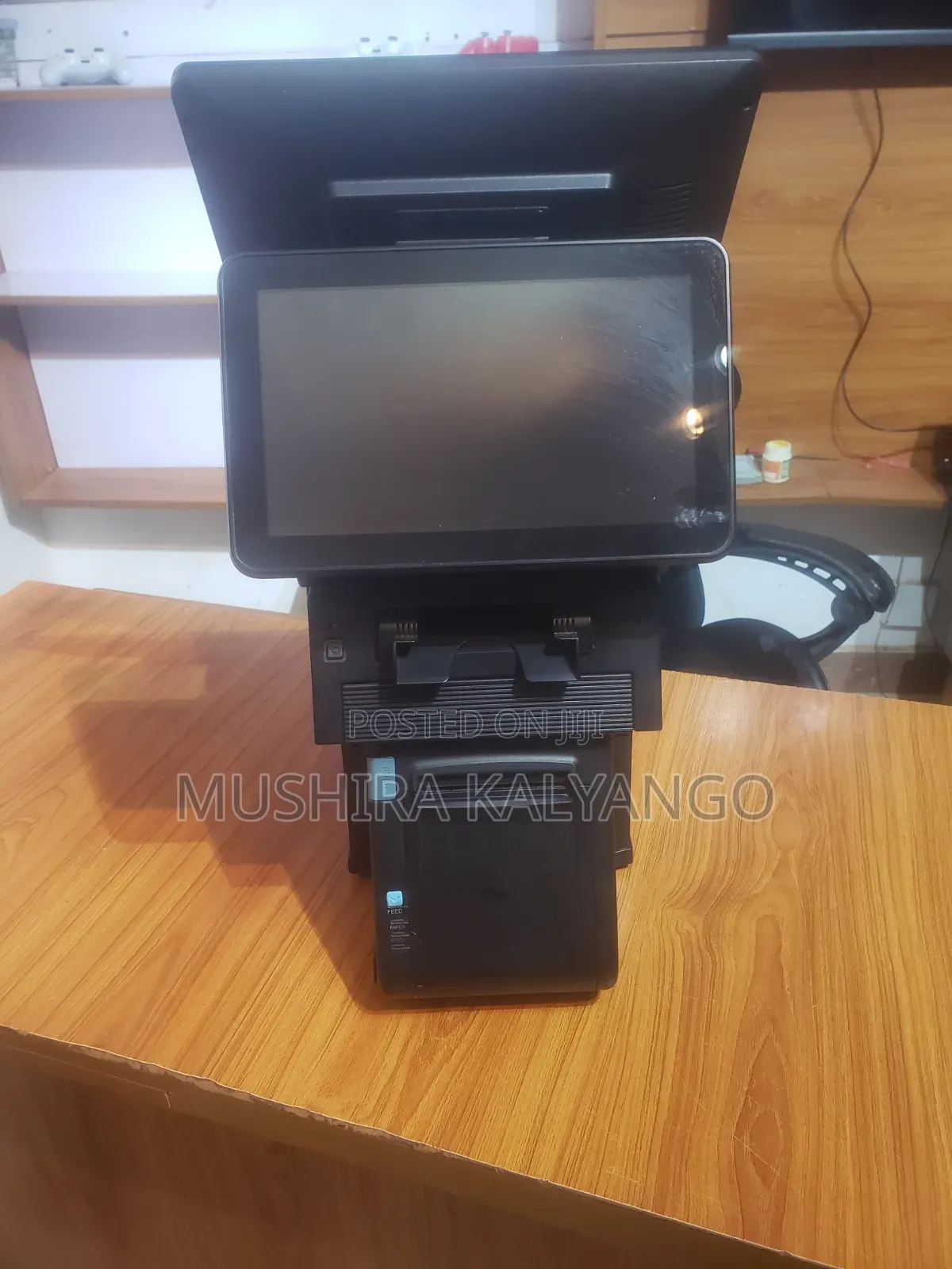 Point-of-Sale (POS) Terminal With a Built-in Thermal Receipt Printer,