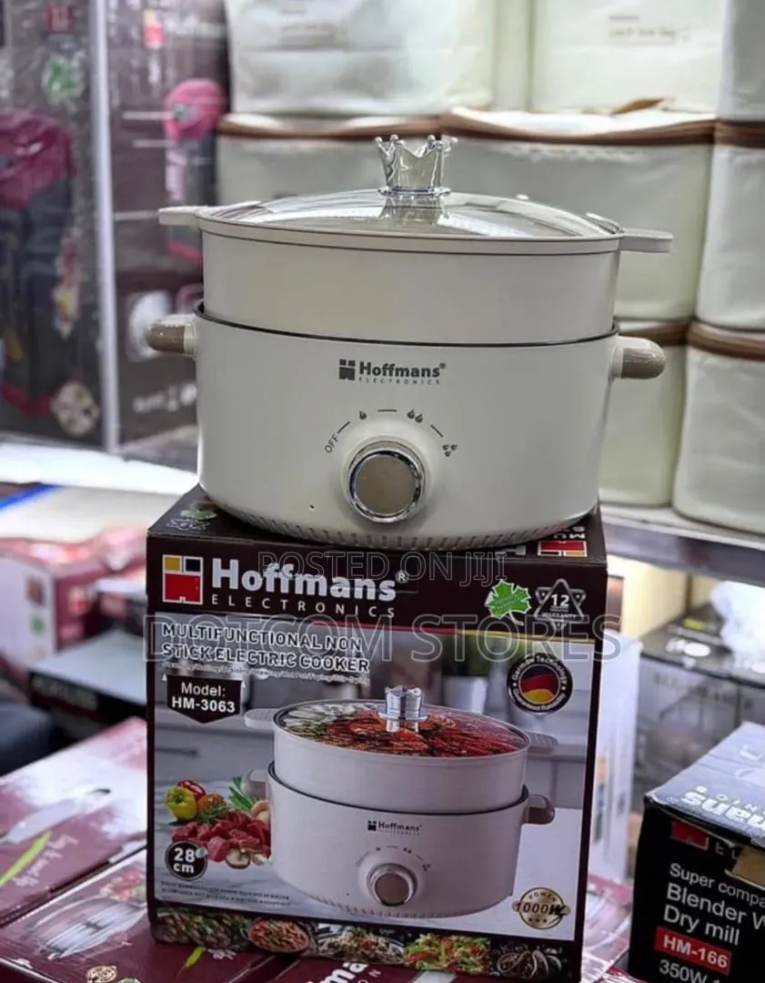 28cm Hoffmans Non-Stick Electric Cooker (Model HM-3063),
